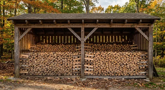 Укладка дров в Архангельске, улица Южная, 39